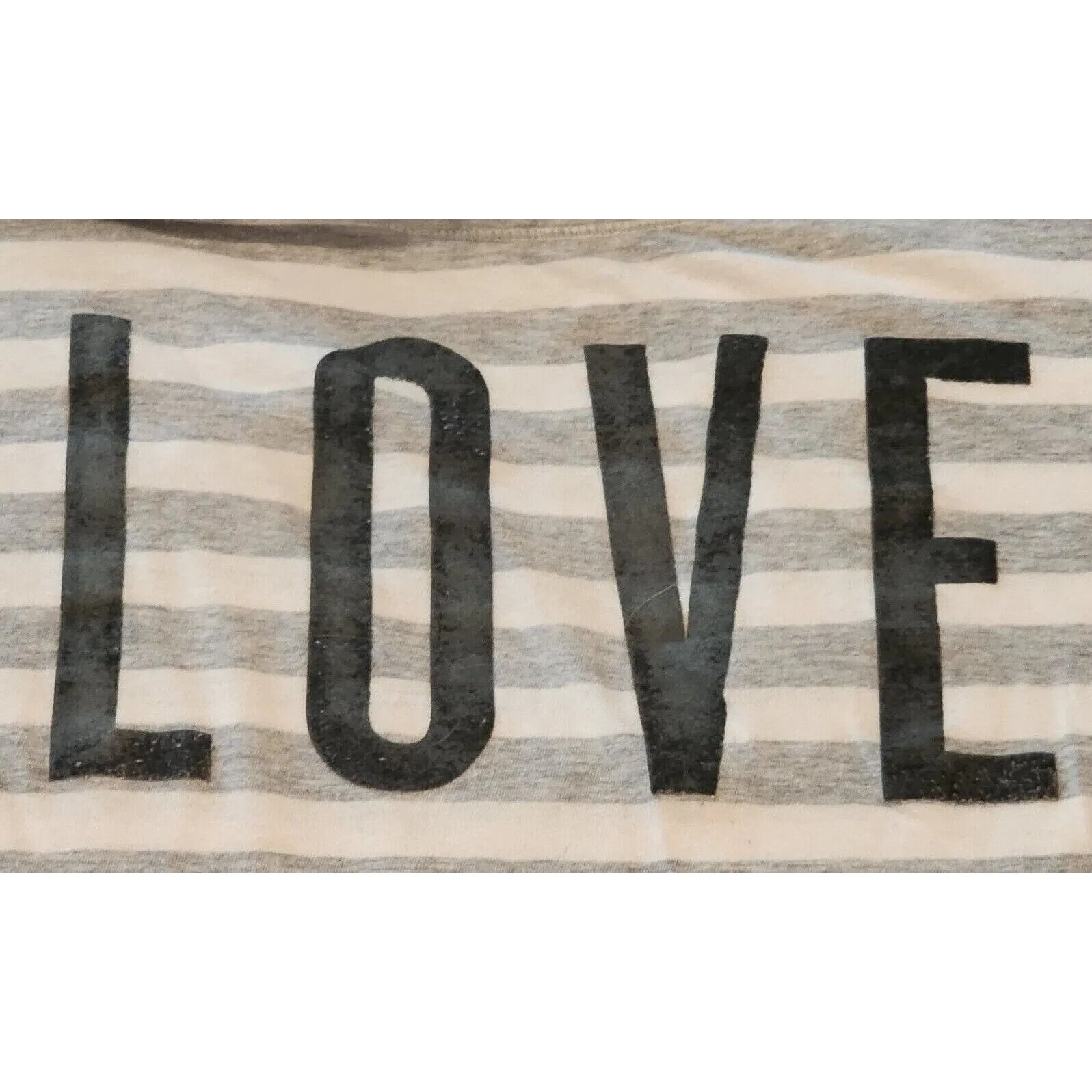 Victoria's Secret Sleep Shirt‎ LOVE Striped Long Sleeve Top XS/S - Image 4