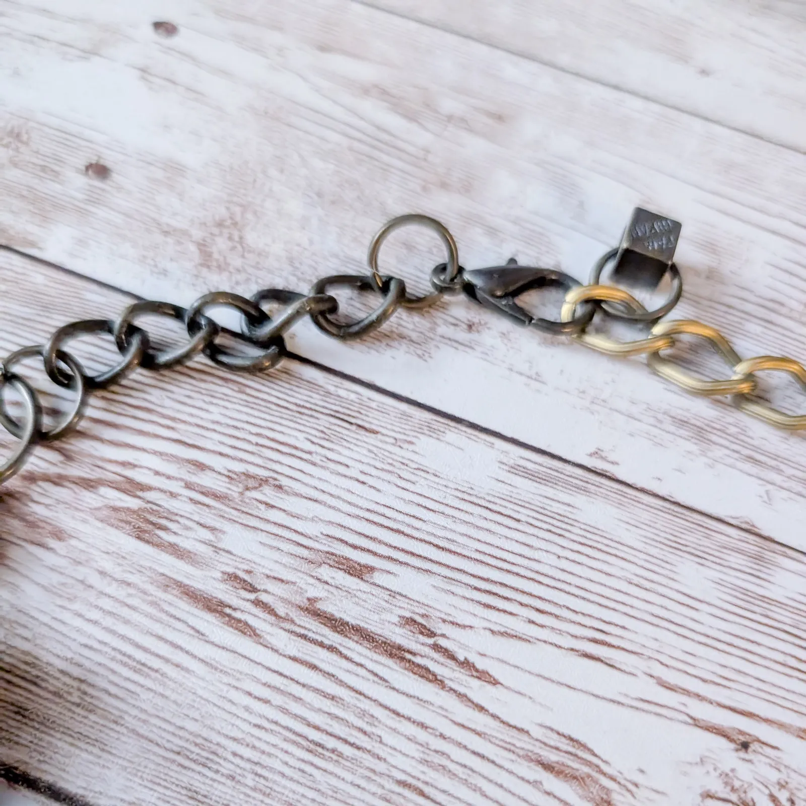 Anthropologie Pam Hiram Necklace Black & Gold Tone Glass Beaded Choker Bib - Image 9