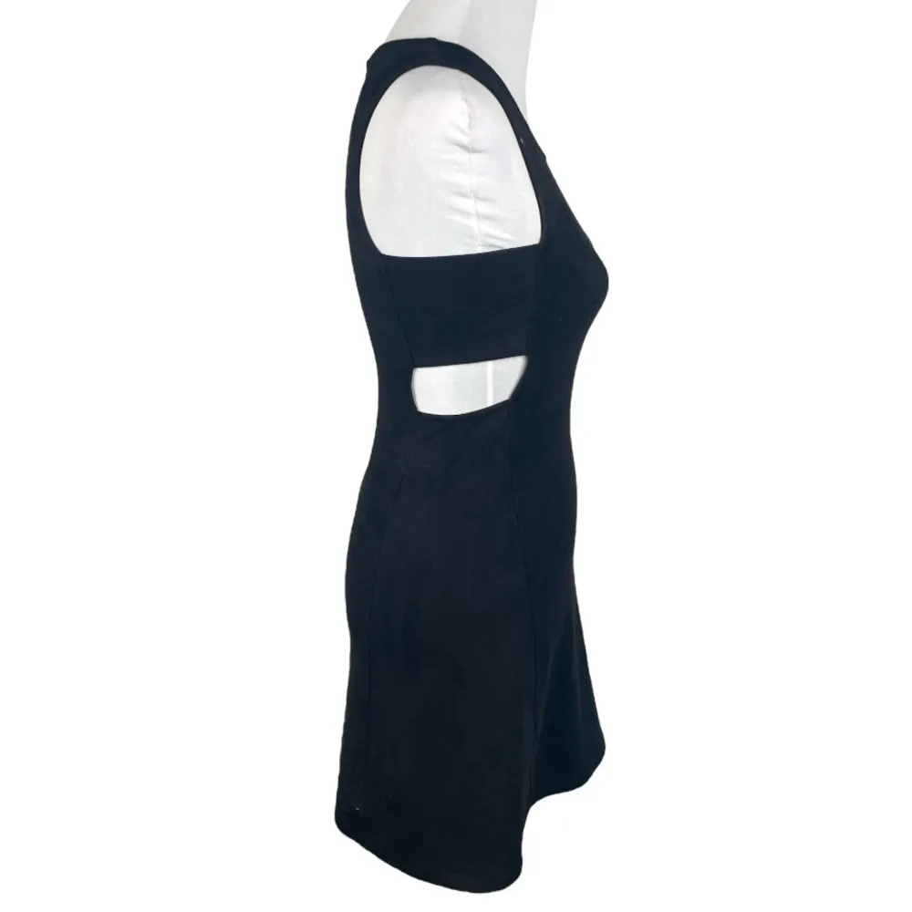 Aqua Side Cutout Faux Suede Dress Black Size XSmall - Image 5
