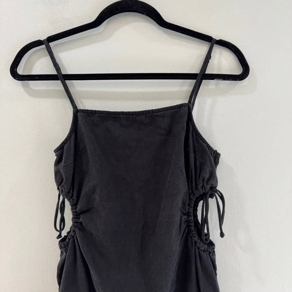 Aerie Side Cut Out Mini Sundress Black XS - Image 4