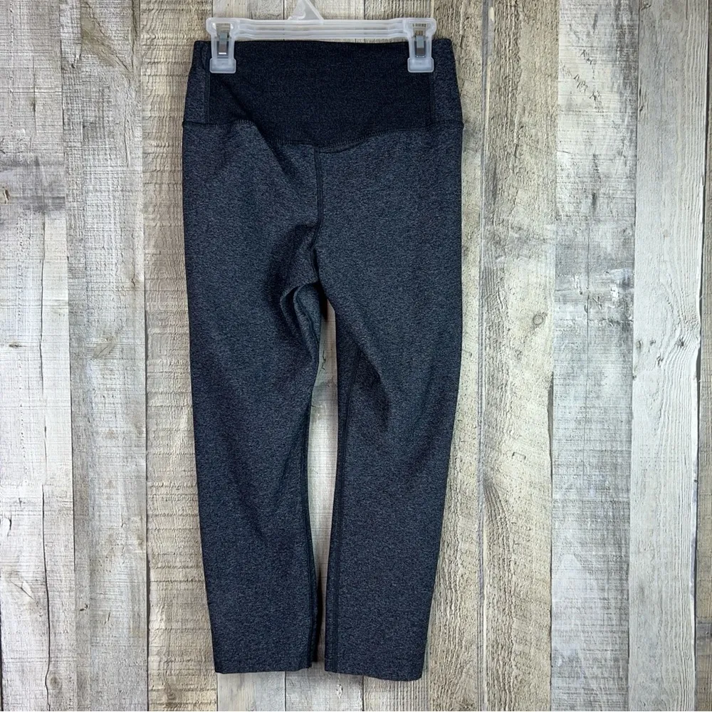 Nike Dri-Fit Mid Rise Size Small Gray Leggings One Legend Pant Waistband… - Image 2