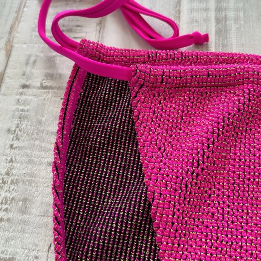 Good American Always Fits Bikini Bottom in Fuchsia Size 3/4 (Large-Extta Large) - Image 13