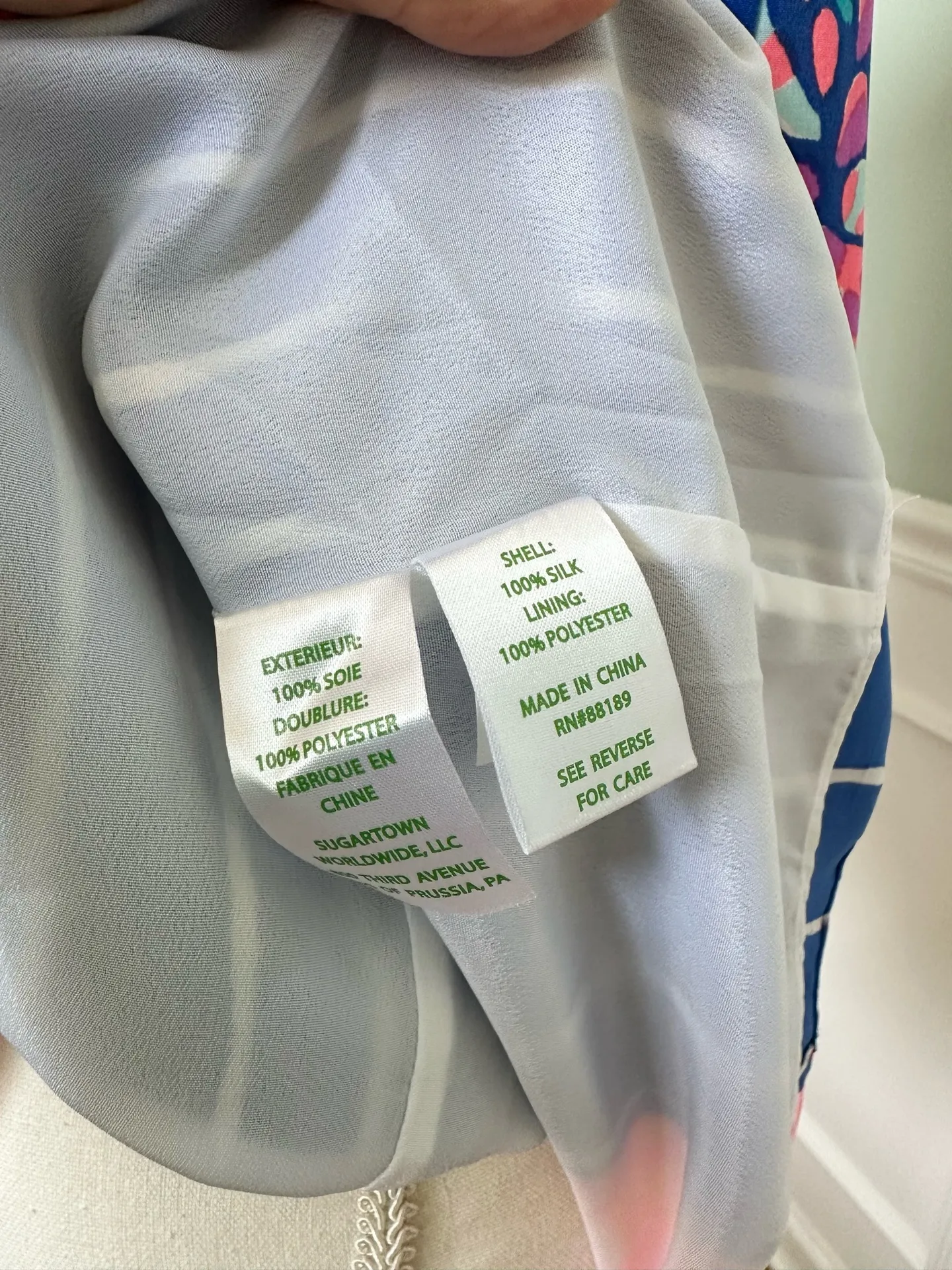 Lilly Pulitzer Jackie Silk Dress - Image 8