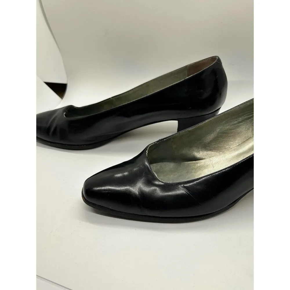 Van Eli Vintage Brown Block Heels Closed Toe Size 8M - Image 4