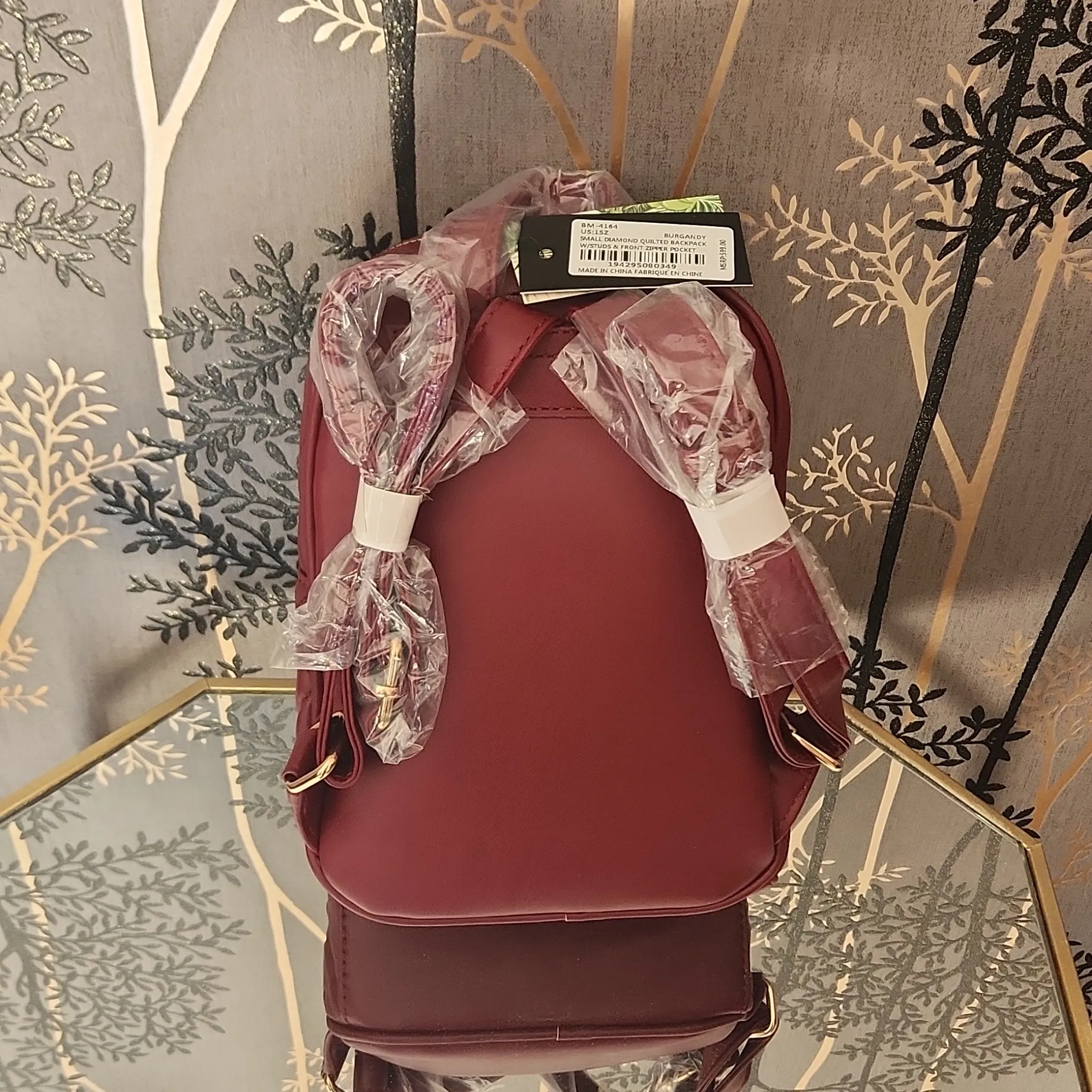 Badgley Mischka studded mini backpack NWT - Image 5