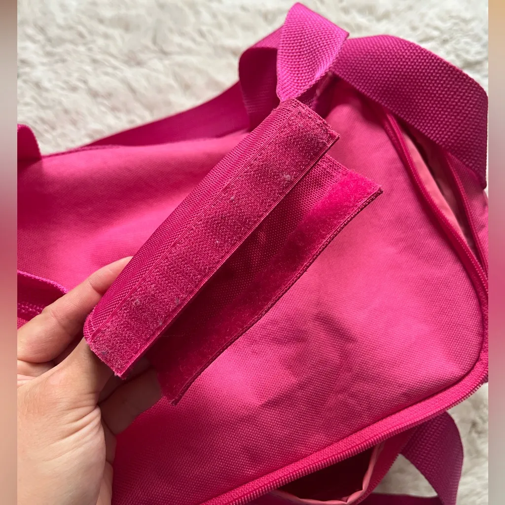 Adidas pink gym duffle carry on bag - Image 9