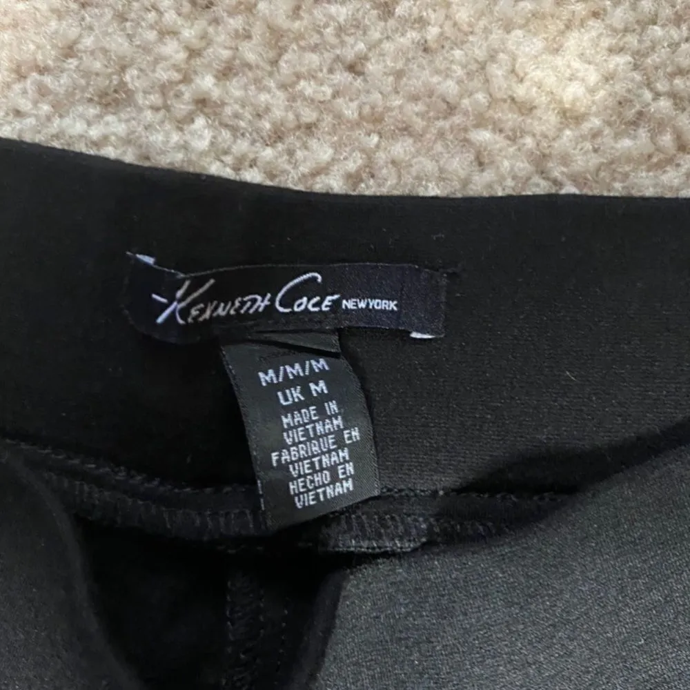 Kenneth Cole SZ M Black Leggings - Image 3
