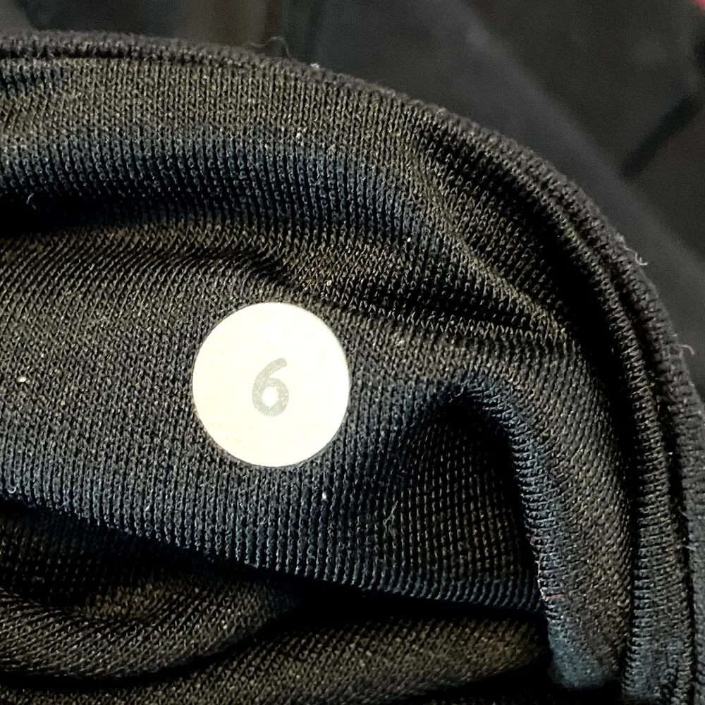 Lululemon Wunder Under Pant Full-On Luon Lycra Tonka Stripe Inkwell Black 6 - Image 3