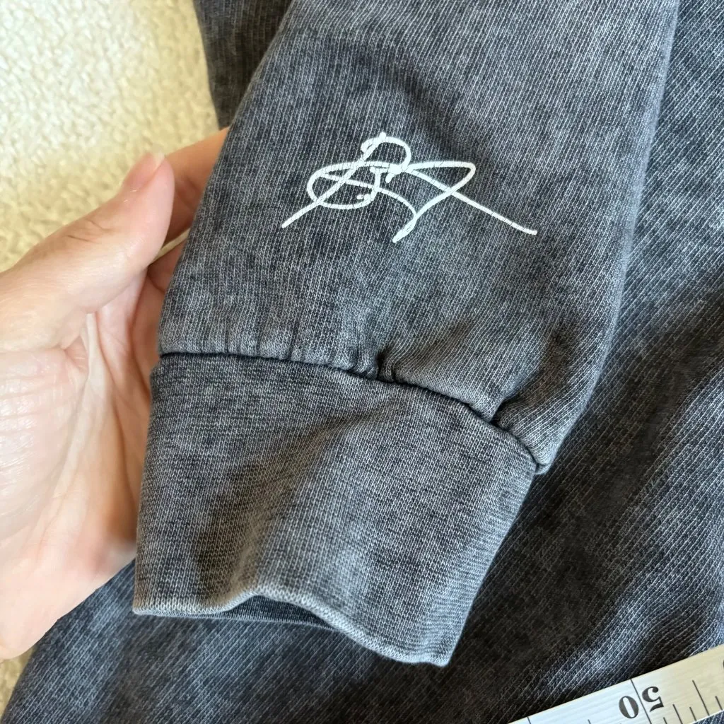 Buddha Buds “The Burning Planet” Limited Edition Hoodie Rare Streetwear Unisex Gray Size XL - Image 6