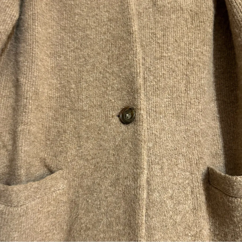 J. Crew Cocoon Sweater Blazer in Heathered Mushroom Size XS Merino Wool Blend - Image 6