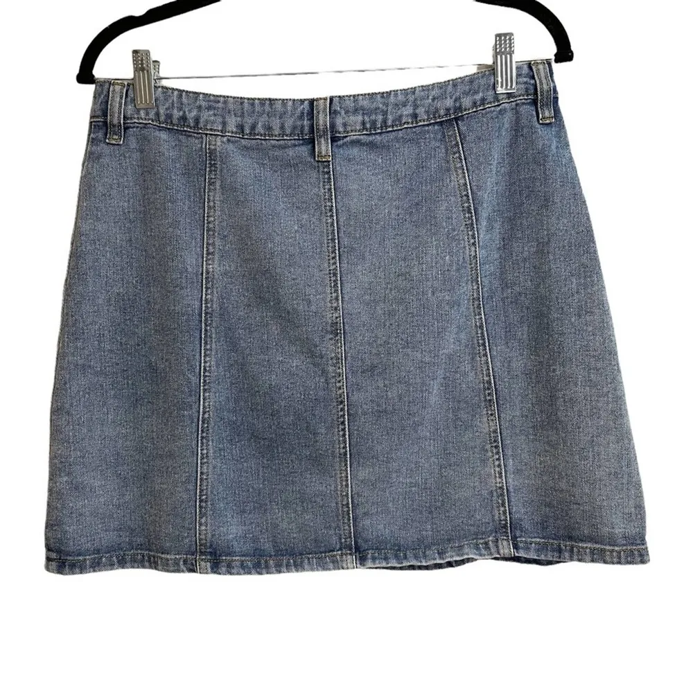 MP|D  Denim Button Front Mini Skirt - Image 2