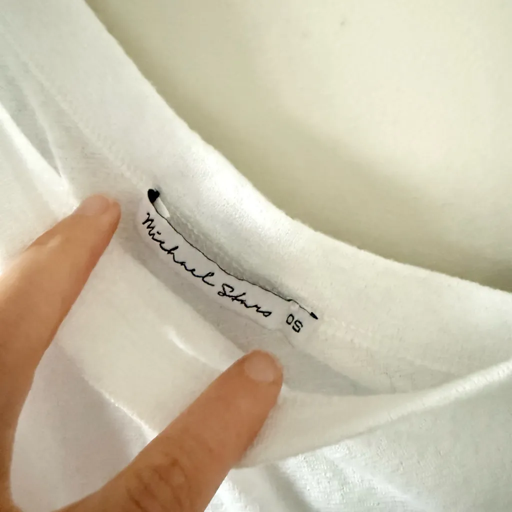 Michael Stars  One-Shoulder Top in White One Size - Image 2