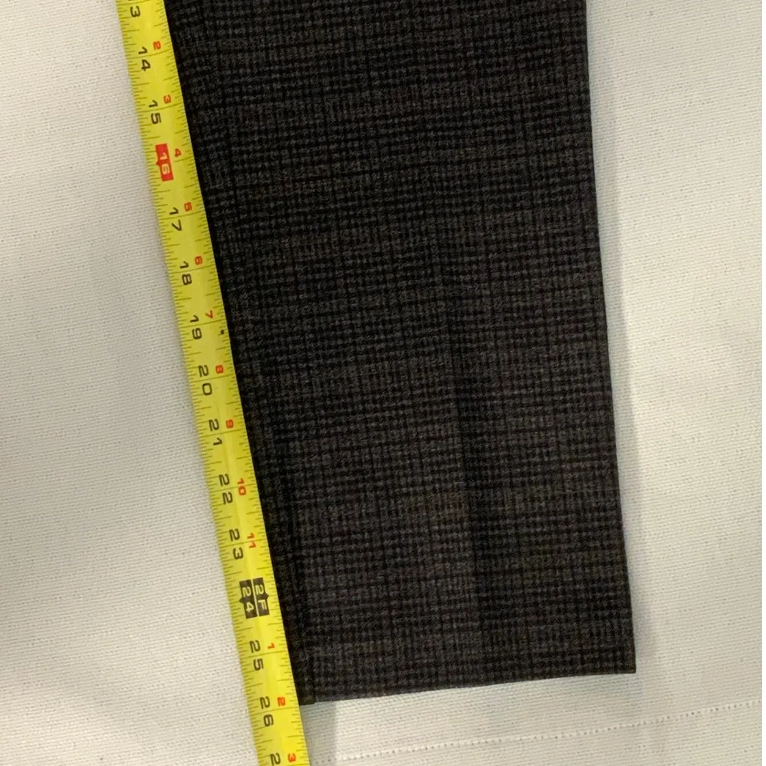 Wit &‎ Wisdom Plaid Dress Pants size 6 Black - Image 6