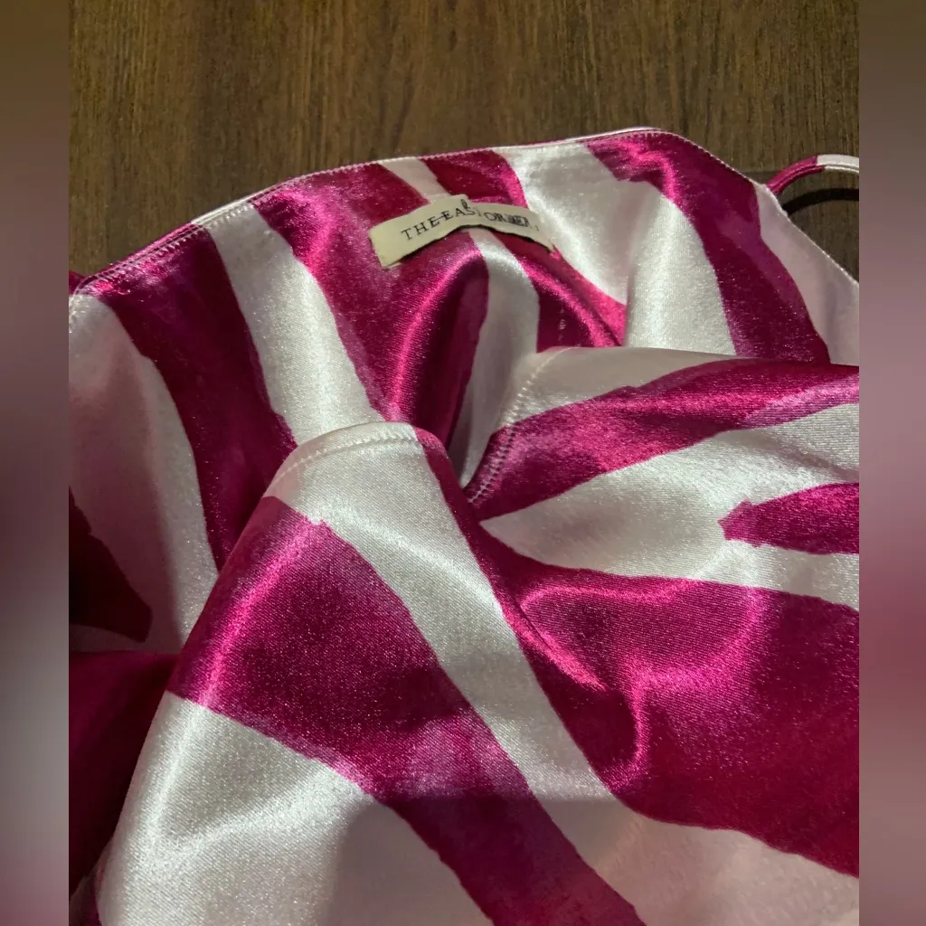 Rhea Mini Dress
The East Order pink zebra print slip party revolve formal $170 - Image 13