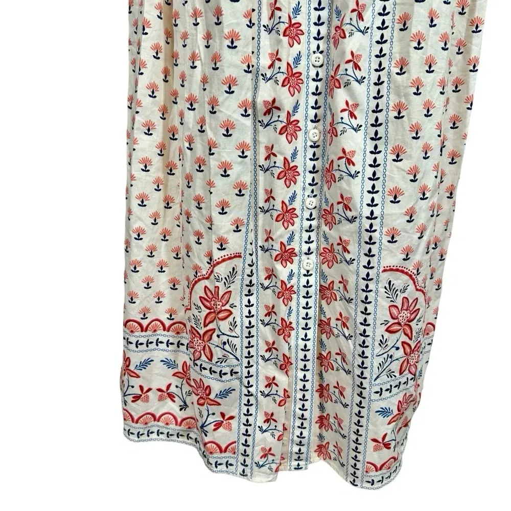 Gal Meets Glam Alisa Floral Button Front Maxi Dress GMG Unicorn - Image 9