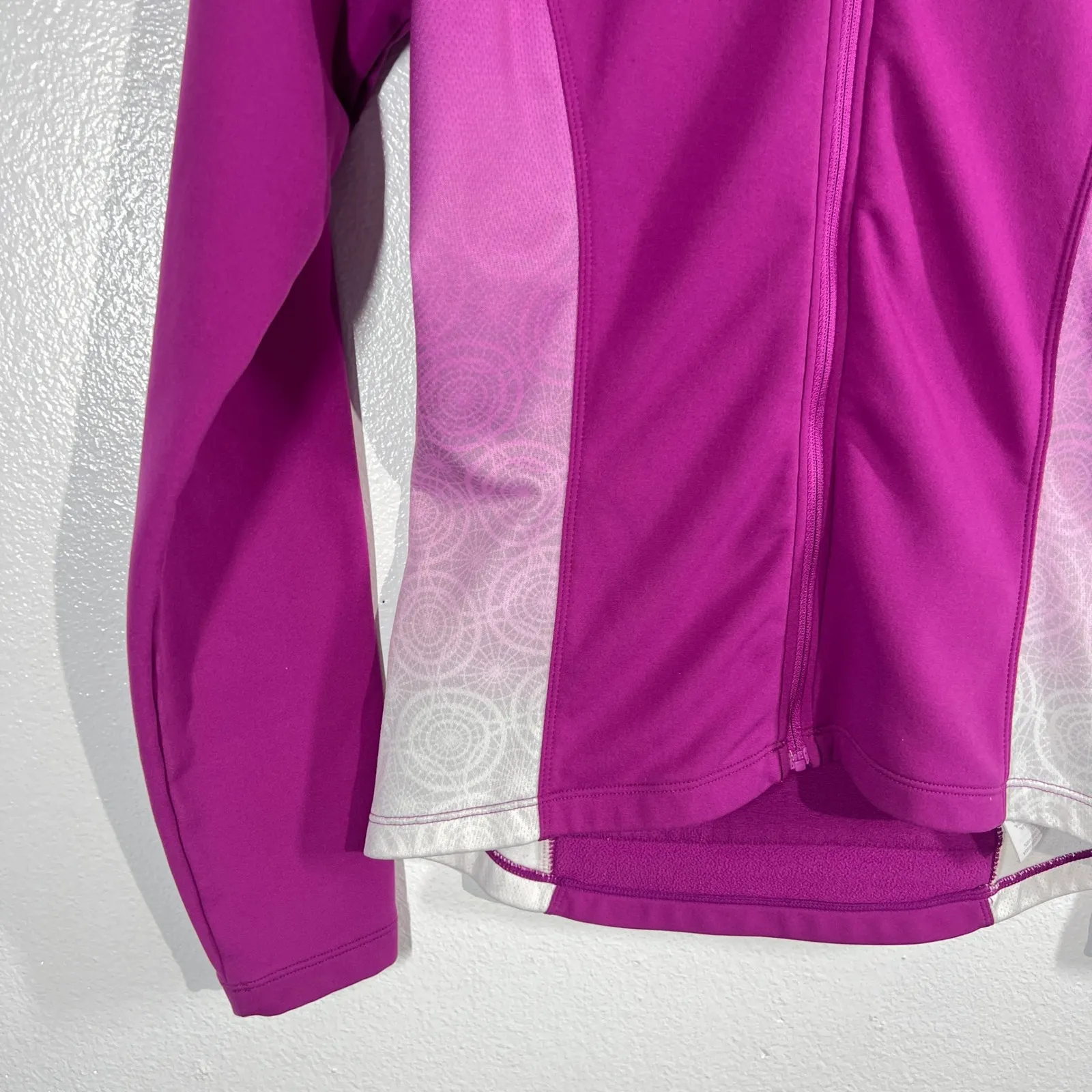 Pearl Izumi Full Zip Cycling Jacket Women Small Purple Thermal Athletic Training - Image 5