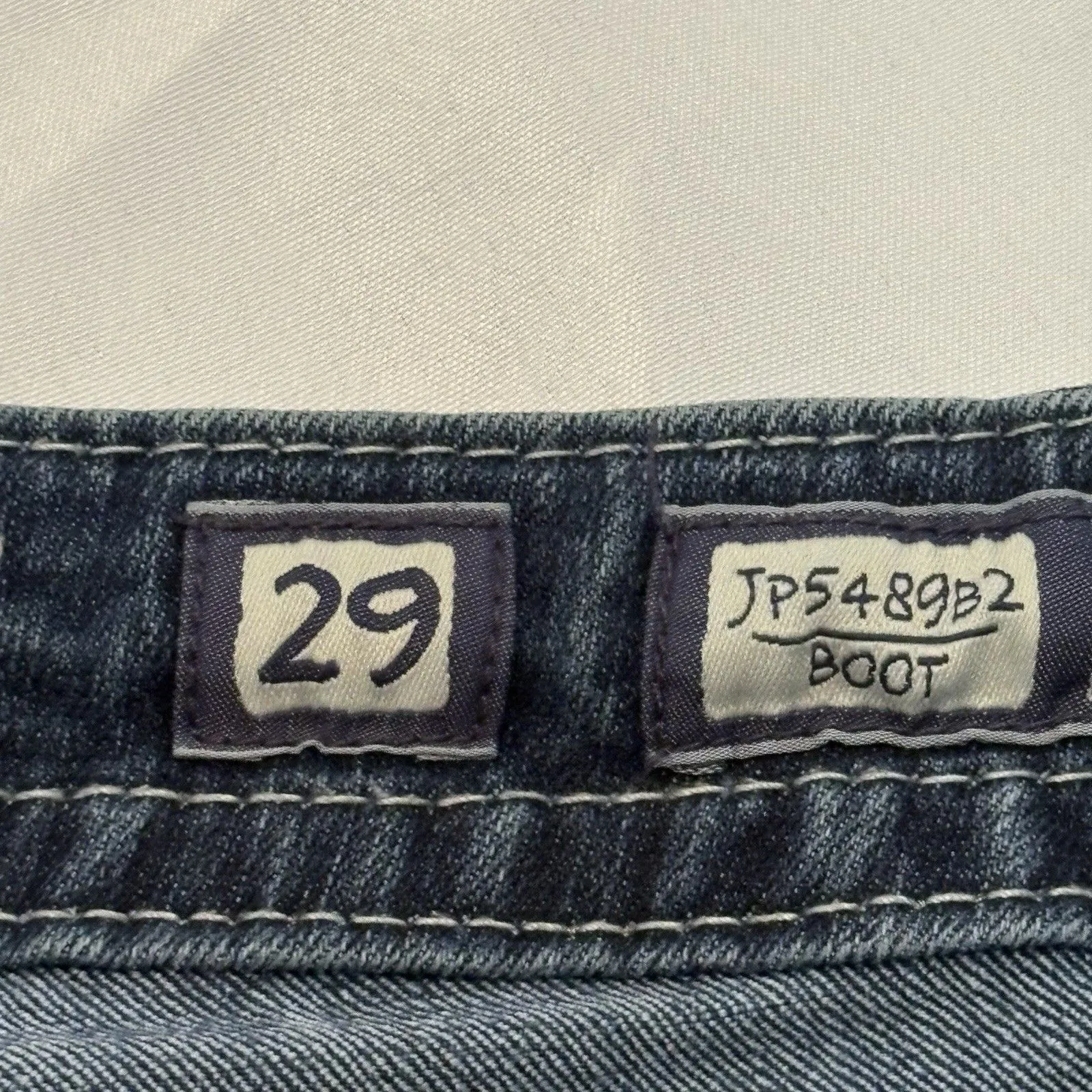 Miss Me Jeans JP5489B2 Boot Cut Distressed Size 29 Color DK131 Y2K Embroidered - Image 10