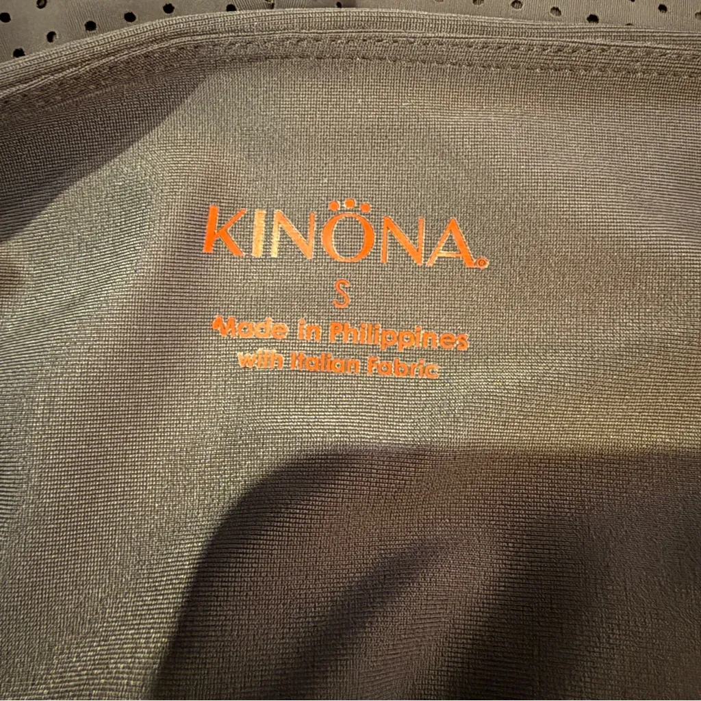 Kinona Active Shorts Women’s Size Small Gray High Rise Compression‎ Mesh Stretch - Image 5