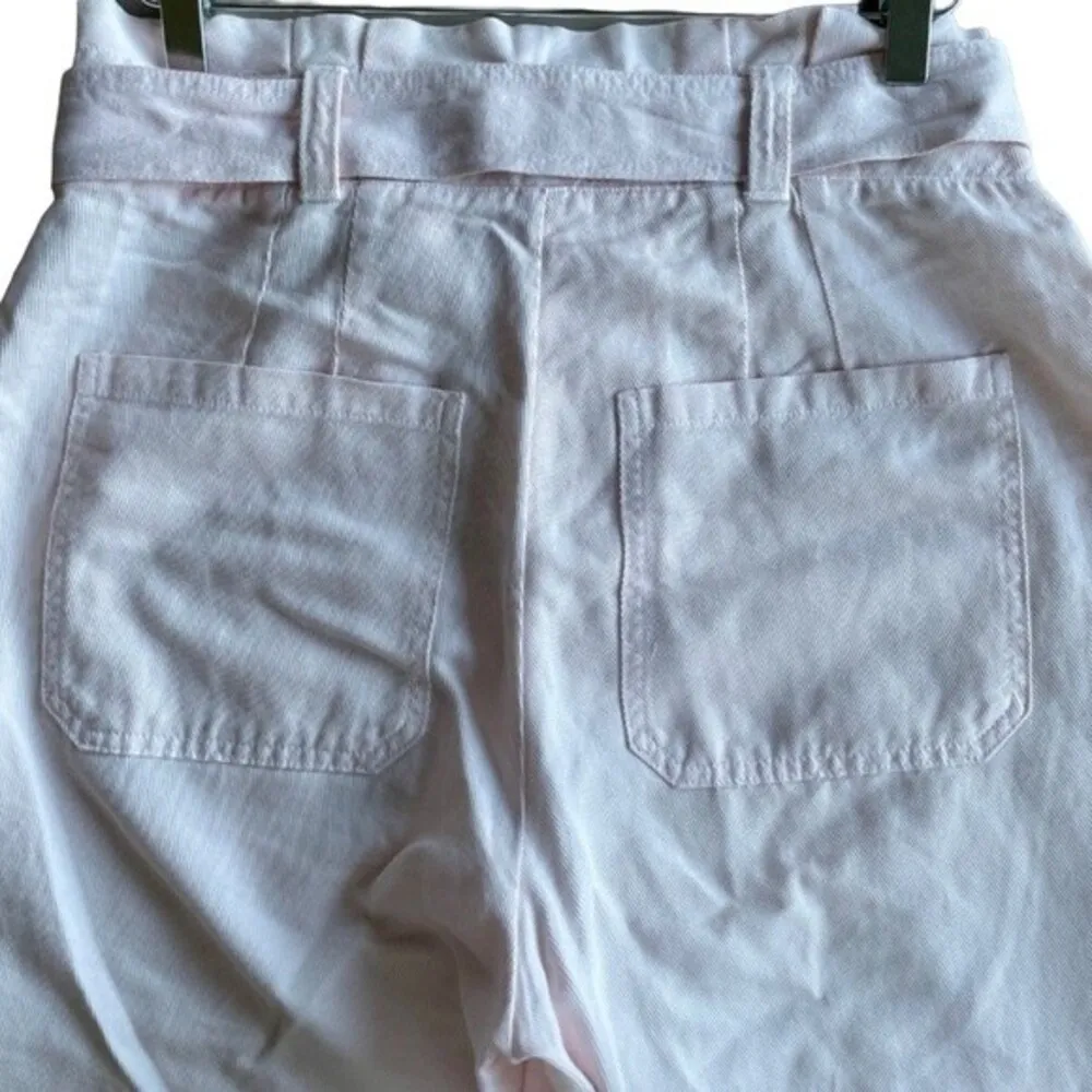 A.L.C. Coburn NEW Paperbag Waist Pants in Light Pink/Morganite, Size 6 - Image 10