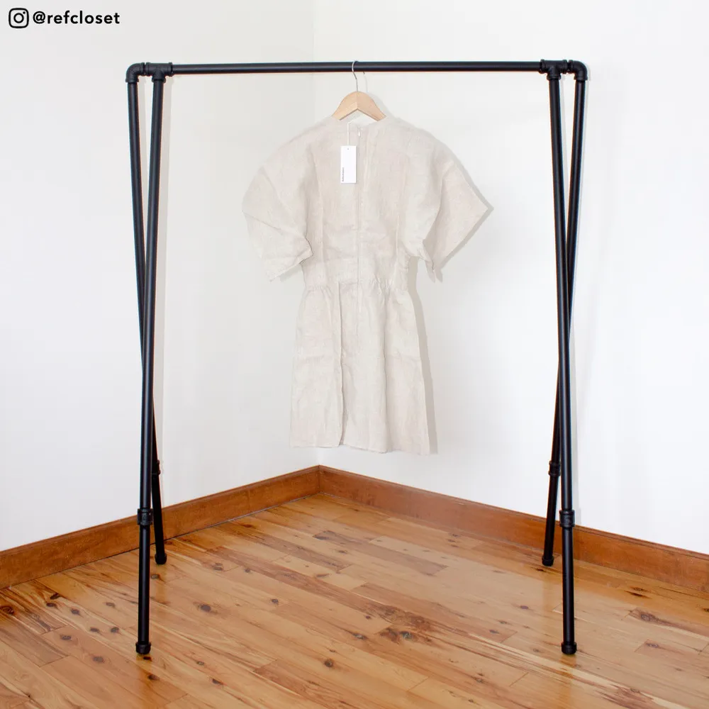 Reformation Ty Dress (Oatmeal) - Image 4