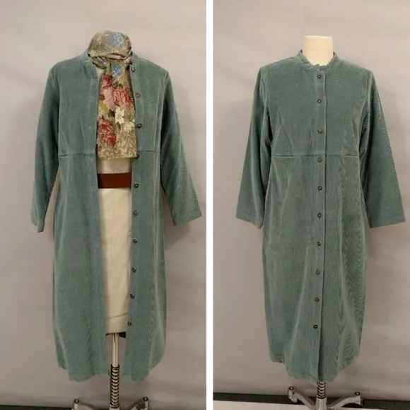 Orvis Seafoam Corduroy Jacket Size PM - Image 2