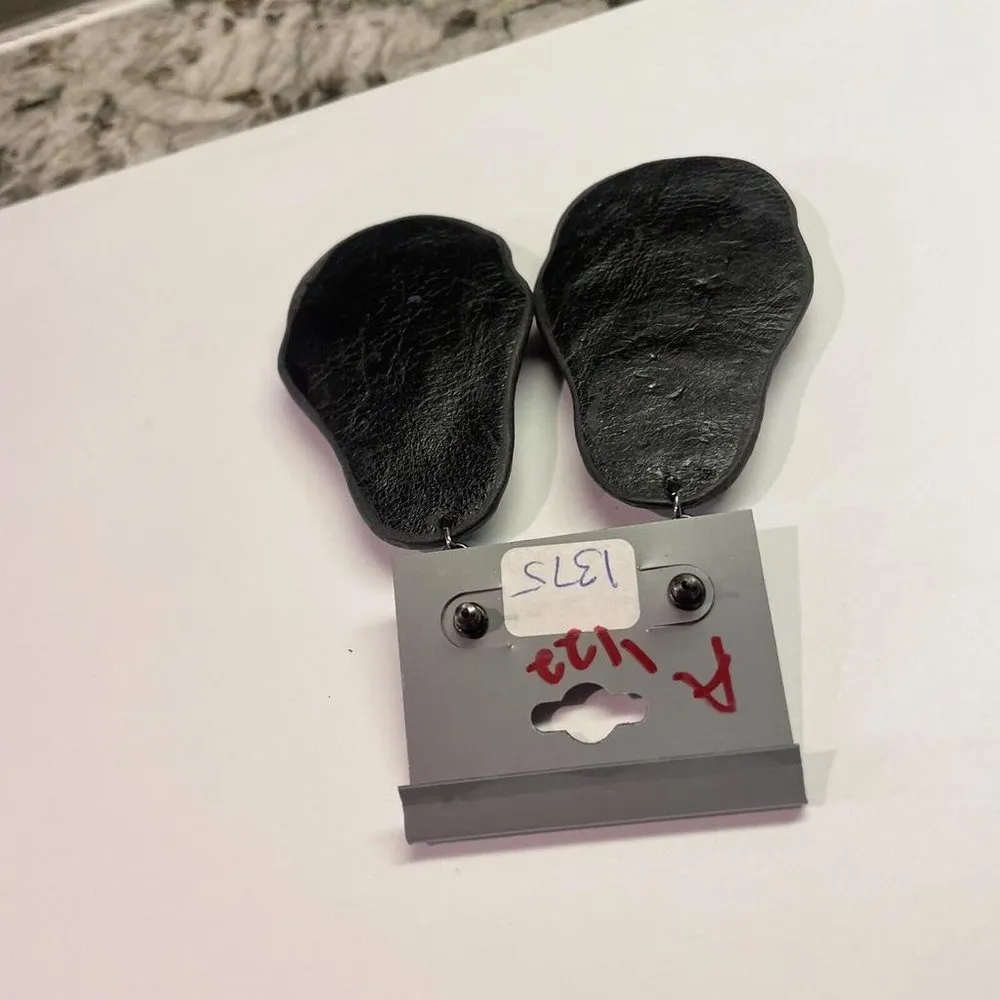 Express Dangle Drop Statement Costume Earrings Pierced $18 Blue / Black - Image 7