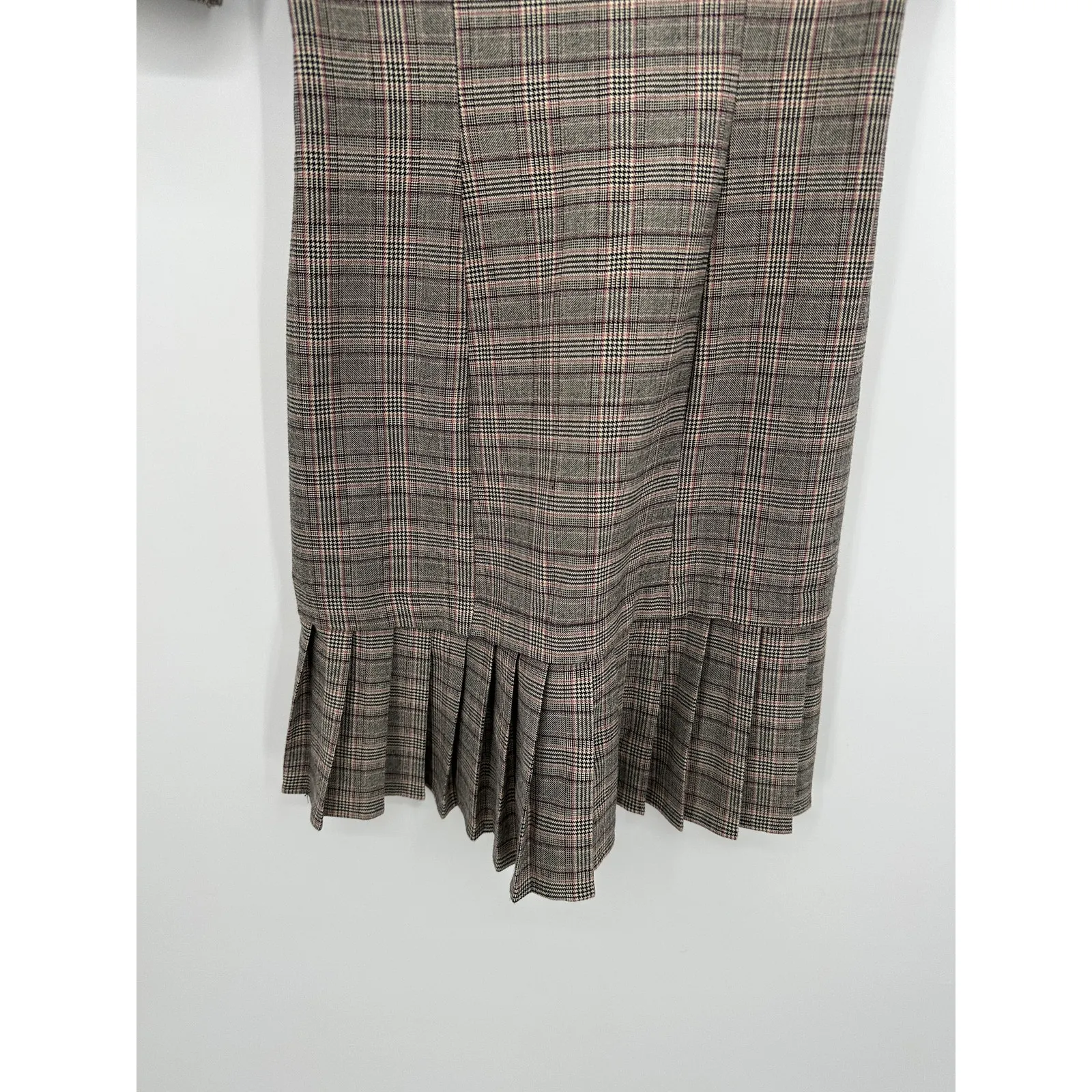 BCBG Mini Academia Dress Women Sz 0 Preppy Clueless Fitted Pleated Schoolgirl - Image 4