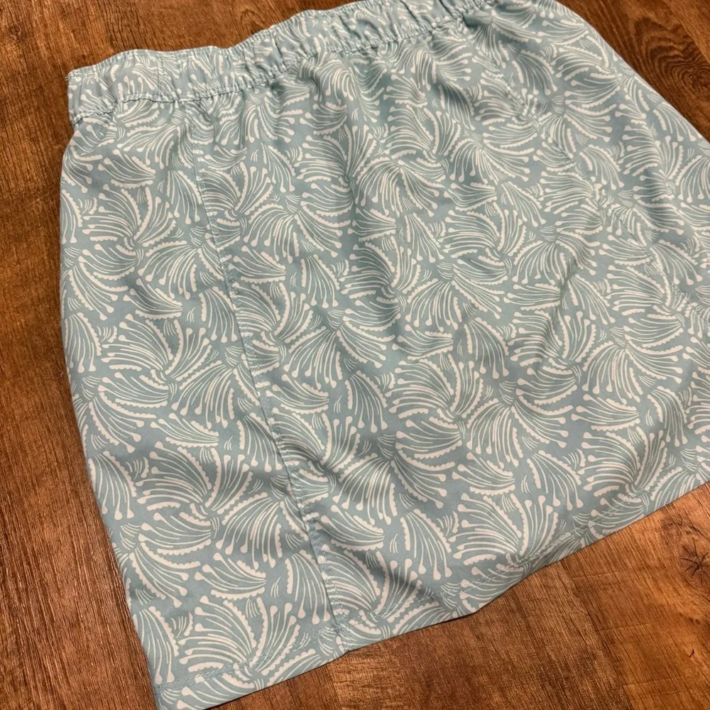 The American Outdoorsman Womens Casual Skort Sz Small Blue Print Pockets - Image 12