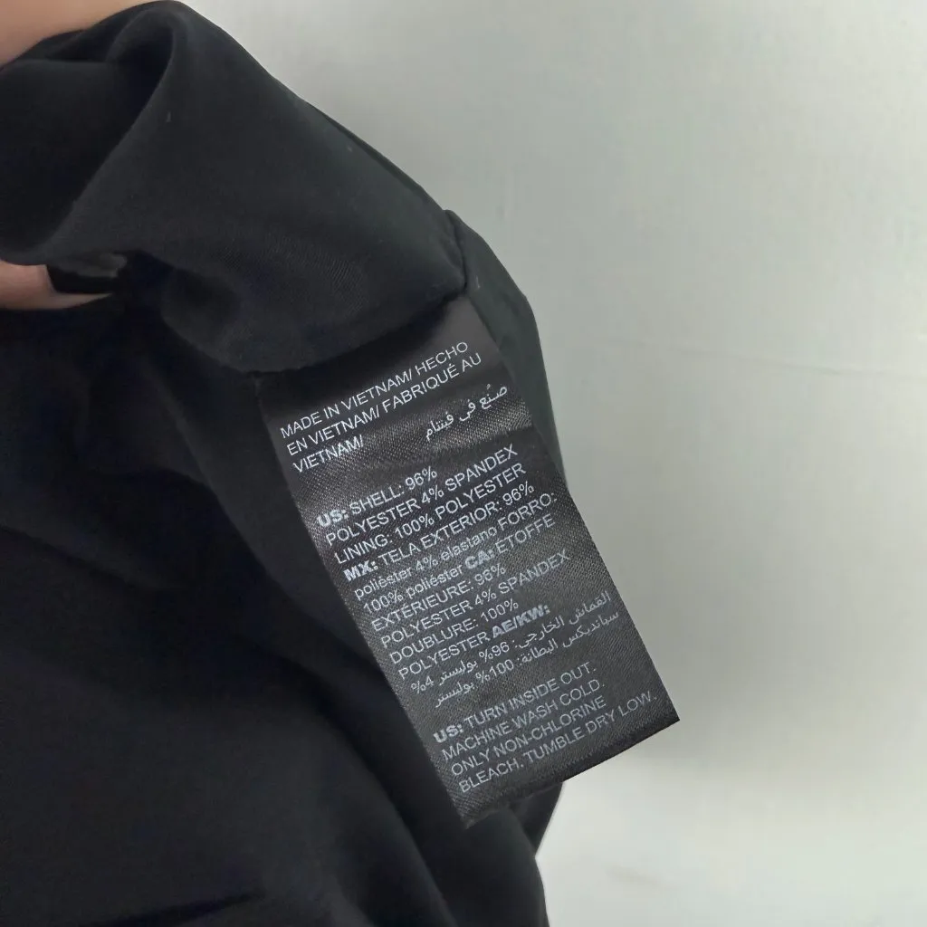 NWT White House Black Market Faux Suede Faux Wrap Skirt Smoked Pearl Size 2 NEW - Image 12