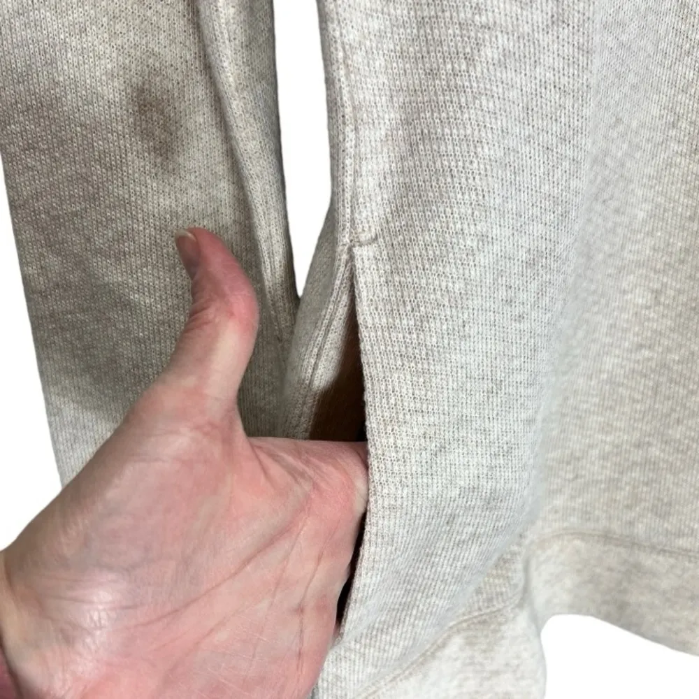 J. Crew Funnelneck‎ Sweatshirt Oatmeal Size Small Cozy Casual Activewear - Image 6