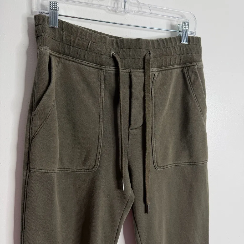 James Perse Women’s Green Mixed Media Jogger Pant Small (1) Casual Loungewear - Image 6