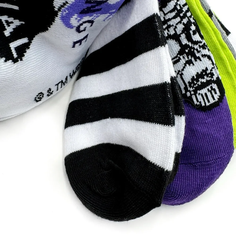 Beetlejuice Womens No Show Socks 80s Halloween Movie Film Lydia Deetz Fun Gift Purple - Image 7