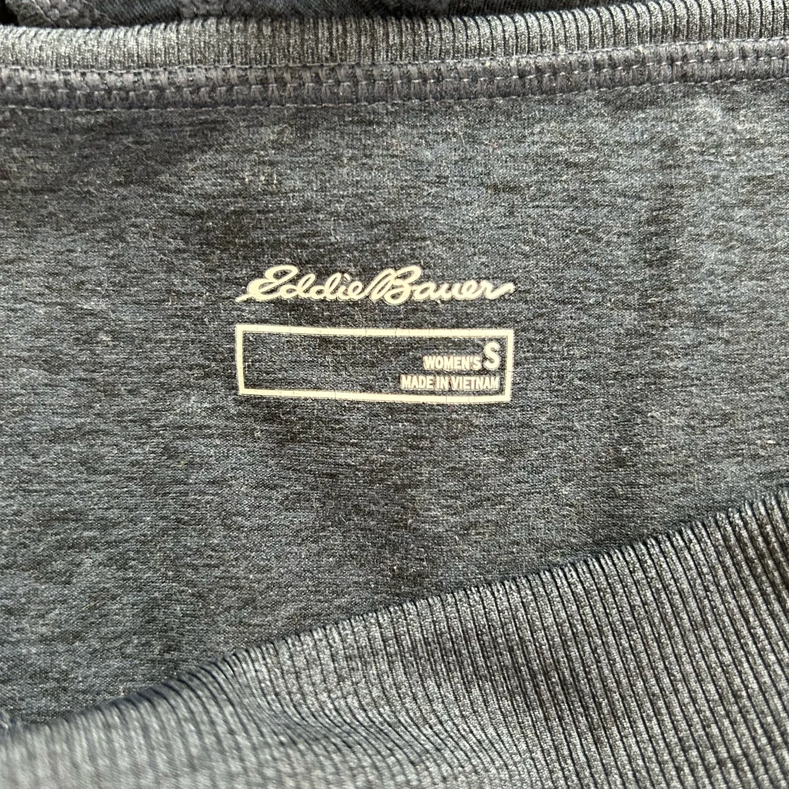 Eddie Bauer Womens 7/8 Length Leggings Size Small Blue Casual Zip Pocket - Image 3