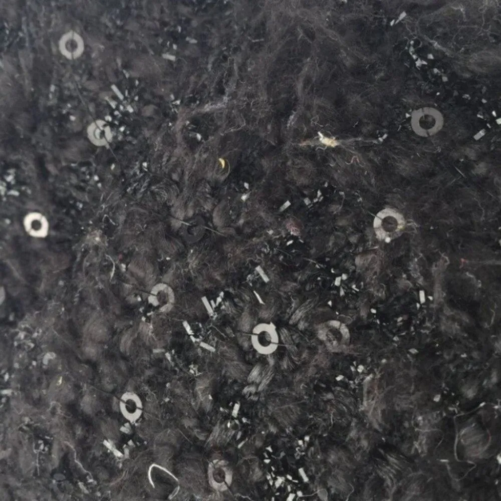 DV Black White Platform Shoes Sequin Size 6 Six - Image 13