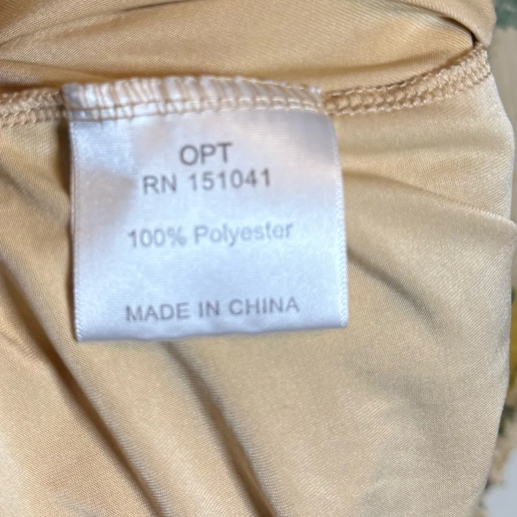 OPT Angelique Floral Print Ruffled Mini Babydoll‎ Dress Yellow - Image 6