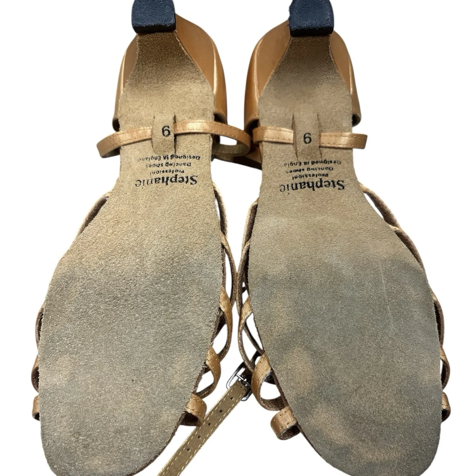 Stephanie Ballroom Shoes Gold Size 9 - Image 7