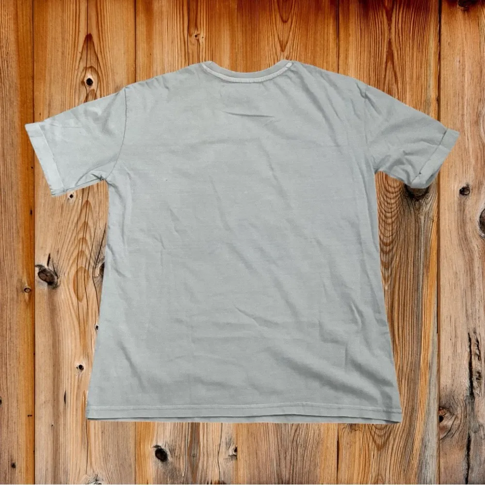 NWOT! C & C California Short Sleeve USA T-Shirt Light Blue Size Medium - Image 3