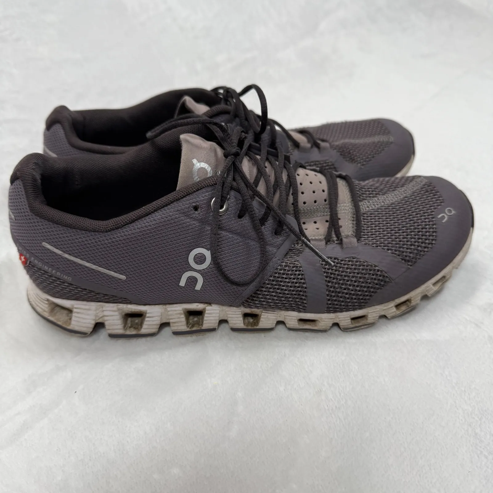 On Cloud Running Shoes Lightweight Athletic Sneakers Gray Women's 8.5 READ - Image 6