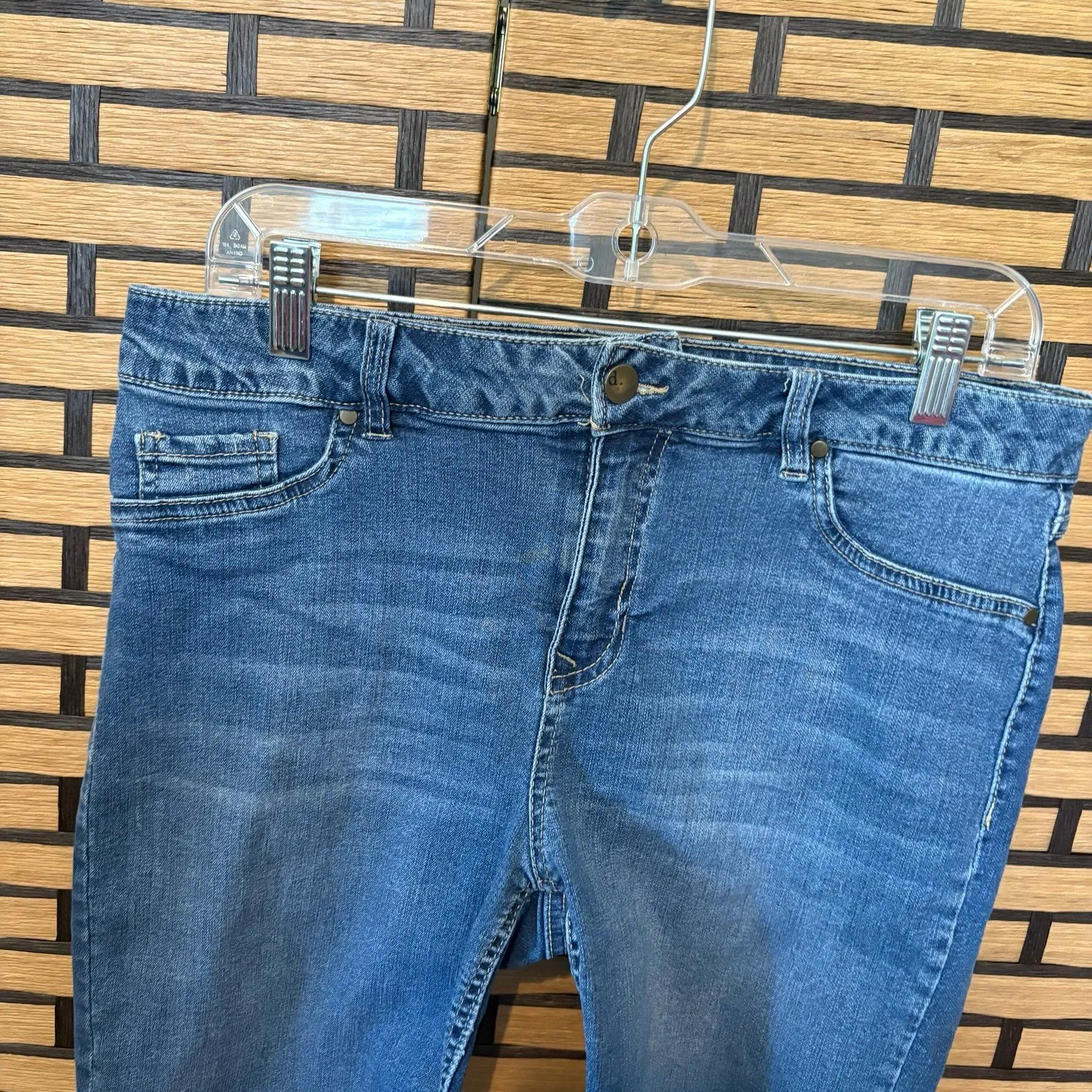 D. Jeans‎ Denim Bermuda Shorts Size 12 - Image 3
