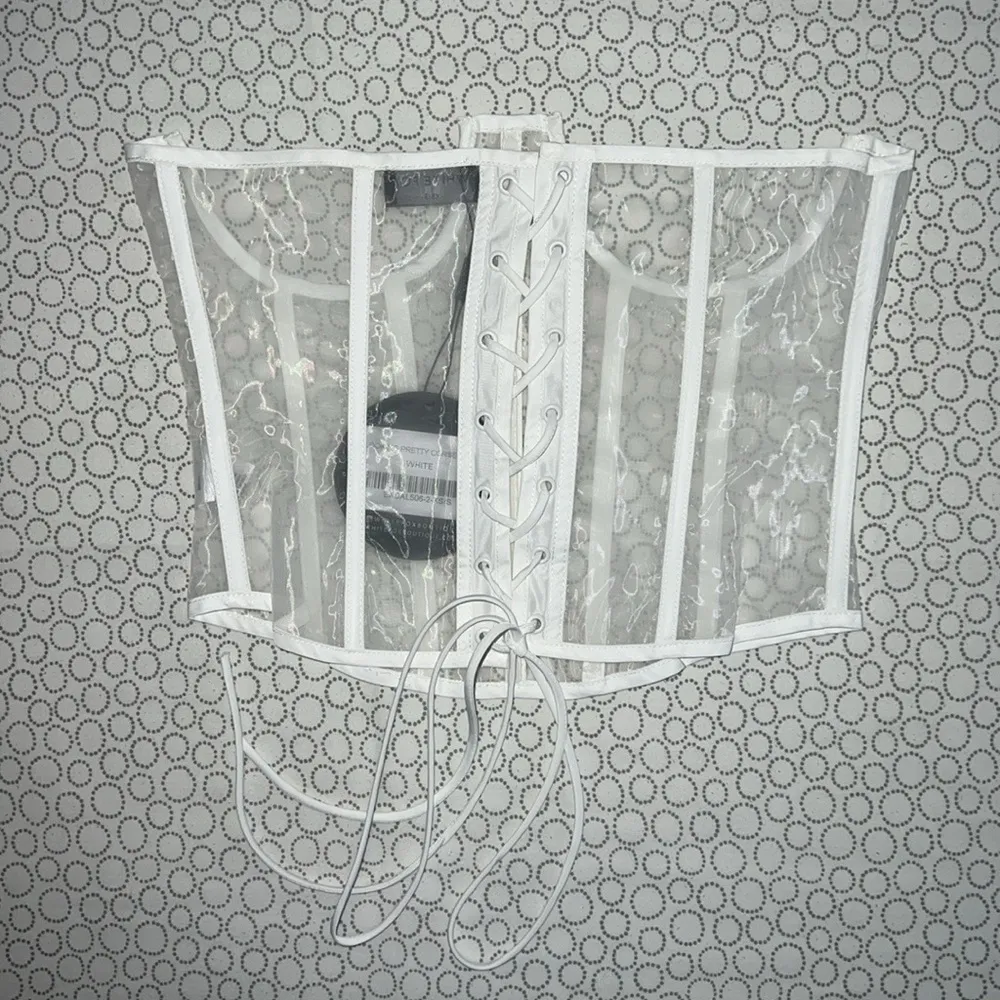 White Looking Pretty Corset - Image 7