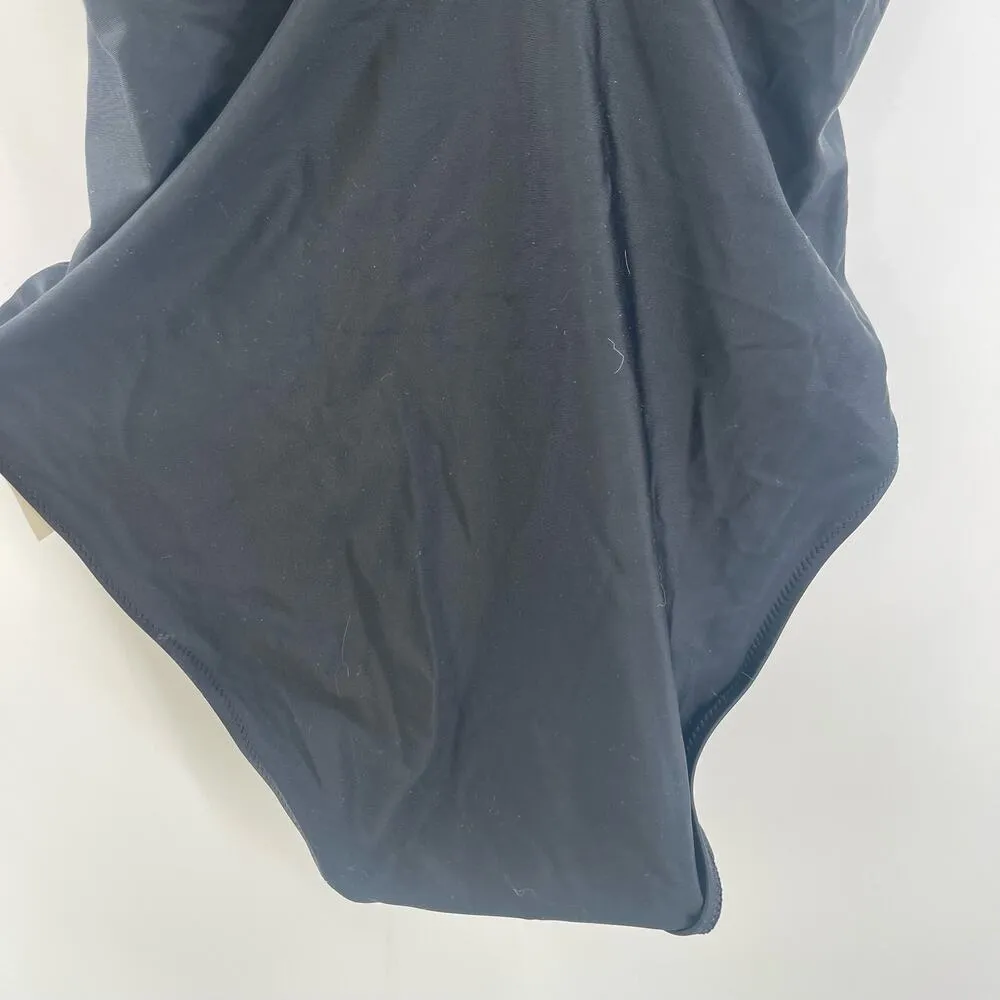 AERIE By American Eagle Swimsuit One Piece Size XXL NWT Black Keyhole Halter - Image 9