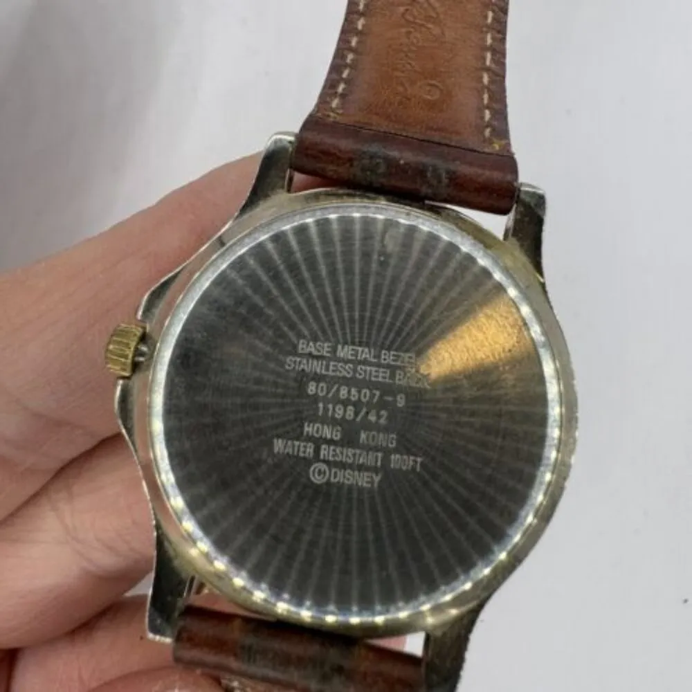 Vintage Disney Mickey Mouse Women's Watch Disney Time Works with Date Indicator - Image 8