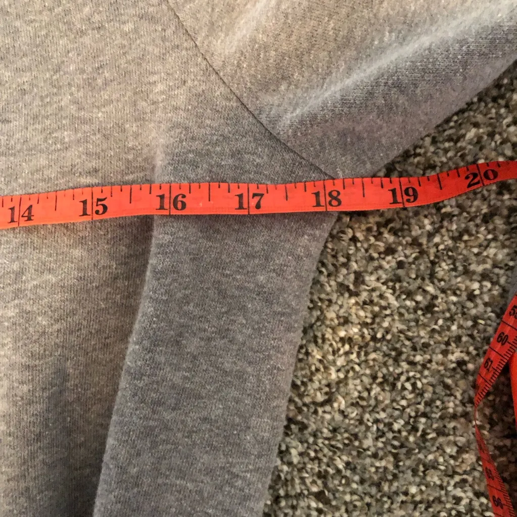 Torrid Gray sweatshirt dress rainbow cuff fleece lined large (0) - Image 4