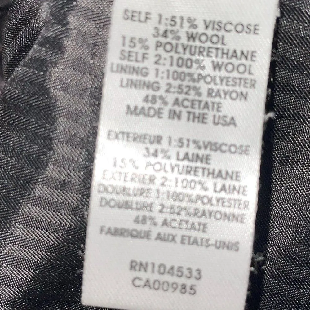 Nanette Lapore Moto Style Jacket in Royal Purple Wool and Polyurethane Body - Image 14