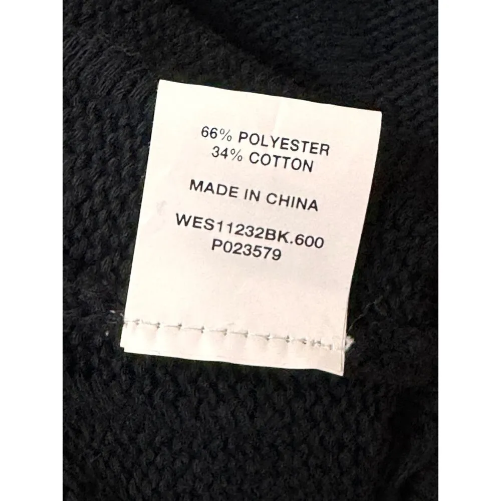 DISSH Ada Midi in Black Long Sleeve Stretch Ribbed Knit Stretch Dress XL - Image 11