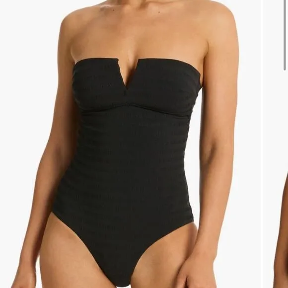 SEA‎ LEVEL $155 Black Palisades Bandeau One - Image 2