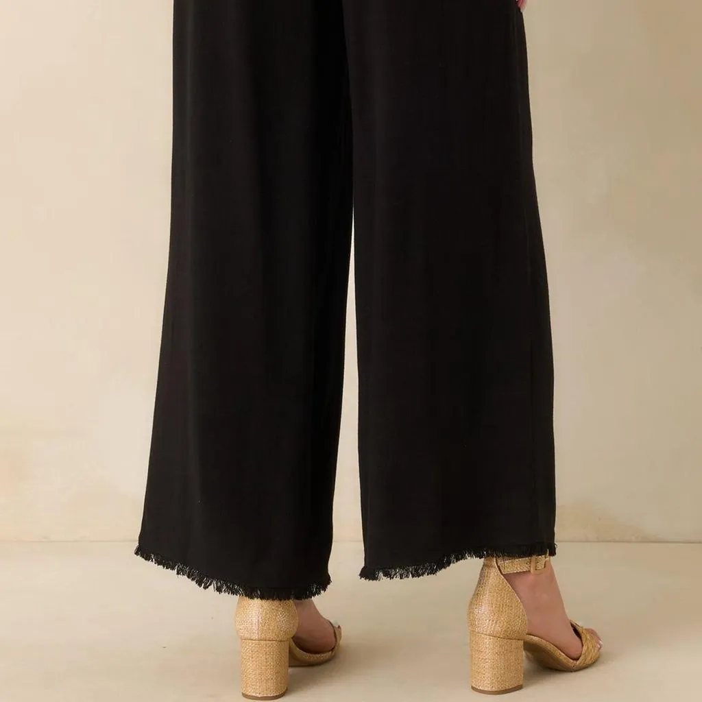 Z Supply Black Soren Linen Pants - Image 2