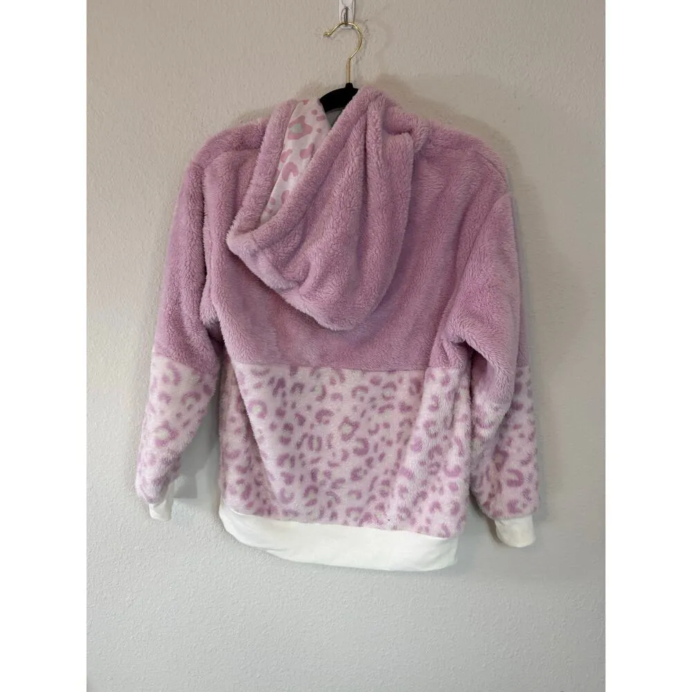 Disney Parks fluffy pink dream minnie sweatshirt hoodie size M - Image 2
