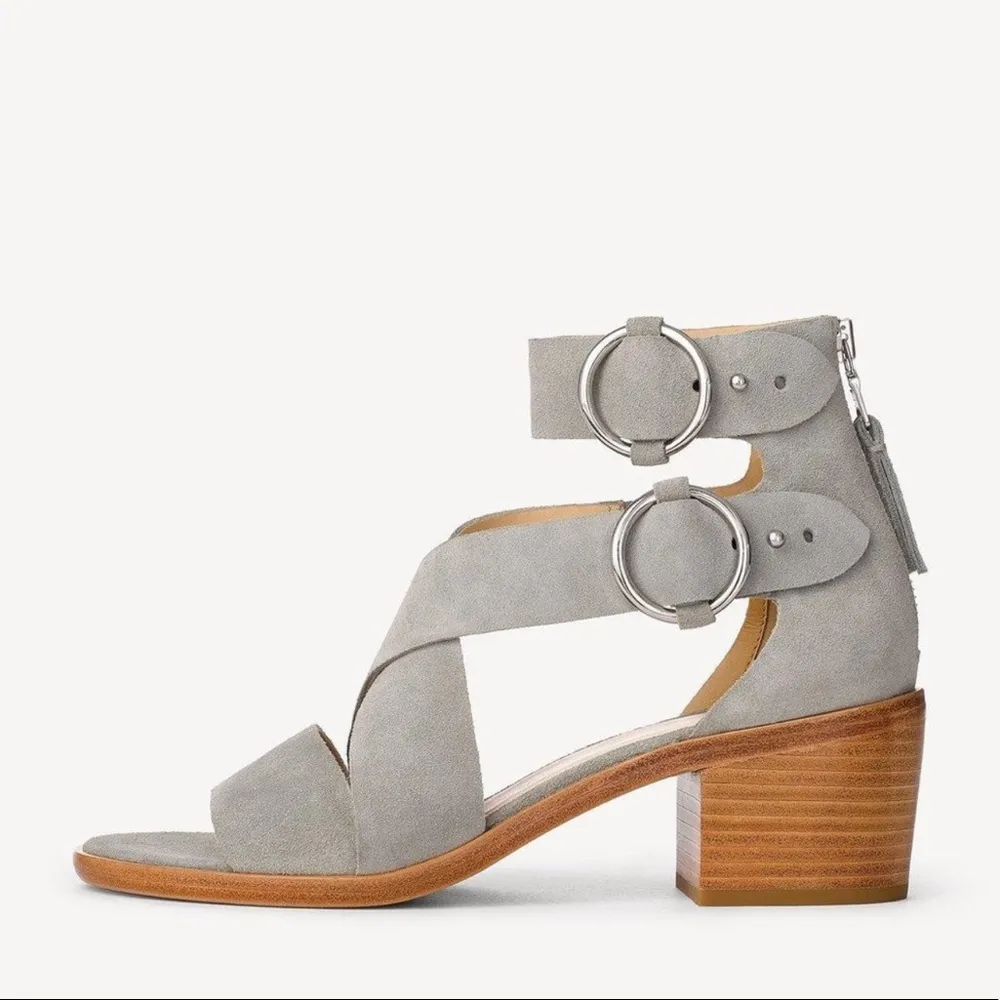 Rag & Bone Mari Sandals in Cemento Suede - Image 7