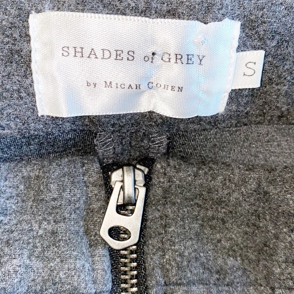 Shades Of Grey By Micah Cohen Gray Zip Front Career Business Pencil Skirt - Image 8